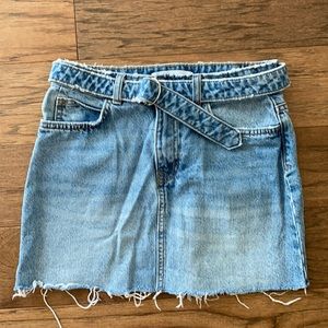 Zara denim skirt